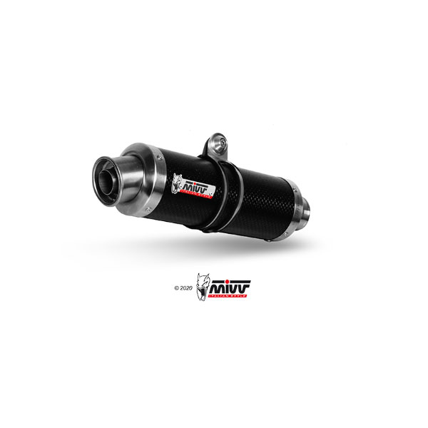 MIVV Auspuff - 2 SLIP-ON GP - CARBON - für SUZUKI GSX-R 1000 Bj. 2009 > 2011 - S.034.L2S
