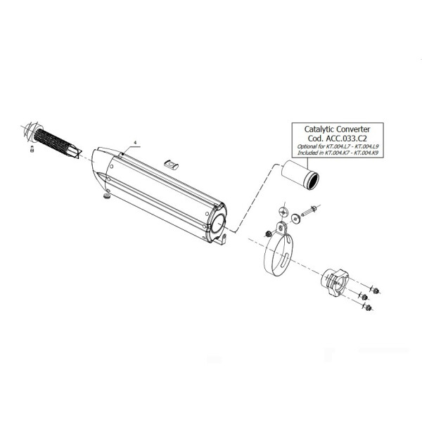 MIVV optionaler Katalysator - ACC.033.C2