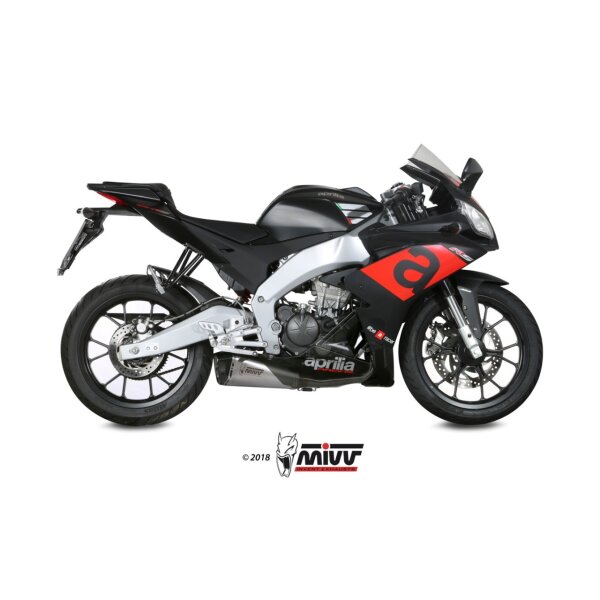 MIVV Auspuff - SLIP-ON - DELTA RACE - EDELSTAHL fr APRILIA RS 125 Bj. 2017 > 2020 - A.011.LDRX