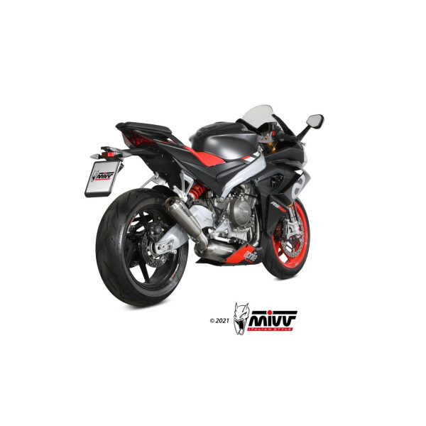 MIVV Auspuff - Komplettanlage 2x1 - X-M1 - TITAN fr APRILIA RS 660 Bj. 2020 > 2023 - A.013.LC4T