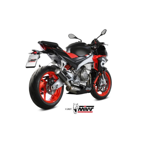 MIVV Auspuff - Komplettanlage 2x1 - MK3 - CARBON fr APRILIA RS 660 Bj. 2020 > 2023 - A.013.SM3C