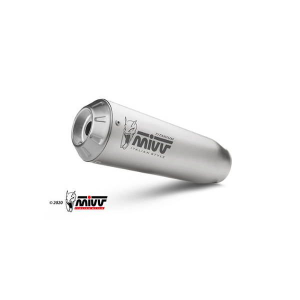 MIVV-Komplettanlage 2x1 XM1 - Titan für APRILIA - RS 660 BJ. 2020 > 2024 - X.AP.0001.SC4T