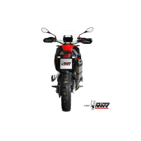 MIVV Auspuff - SLIP-ON - SPEED EDGE - TITAN fr APRILIA TUAREG 660 Bj. 2022 > 2023 - A.017.LRT