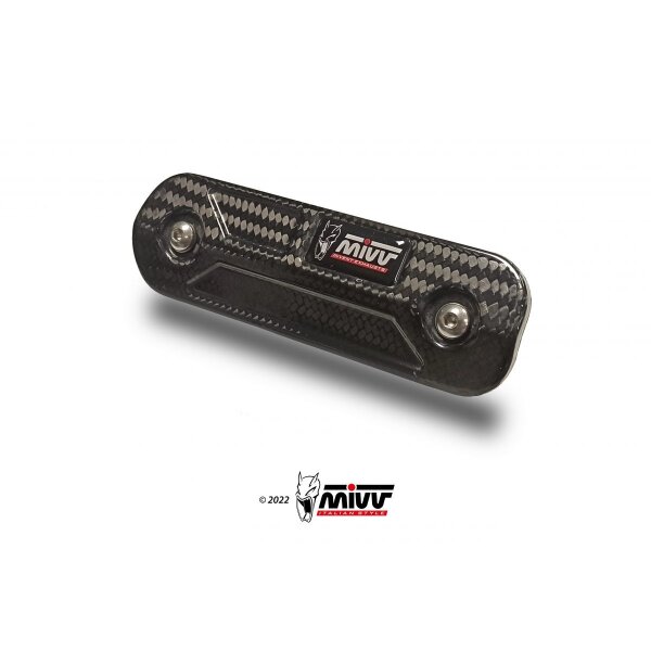 MIVV Auspuff - optional - Carbon Hitzeschutz fr no-kat A.017.C1  - - - - fr APRILIA TUAREG 660 Bj. 2022 > 2023 - ACC.083.0