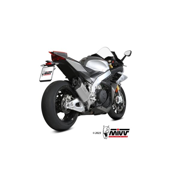 MIVV Auspuff - SLIP-ON - SR-1 - TITAN fr APRILIA RSV4 Bj. 2021 > 2023 - A.019.SR1T