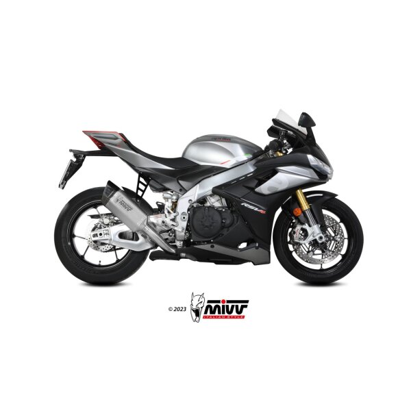 MIVV Auspuff - SLIP-ON - SR-1 - TITAN fr APRILIA RSV4 Bj. 2021 > 2023 - A.019.SR1T