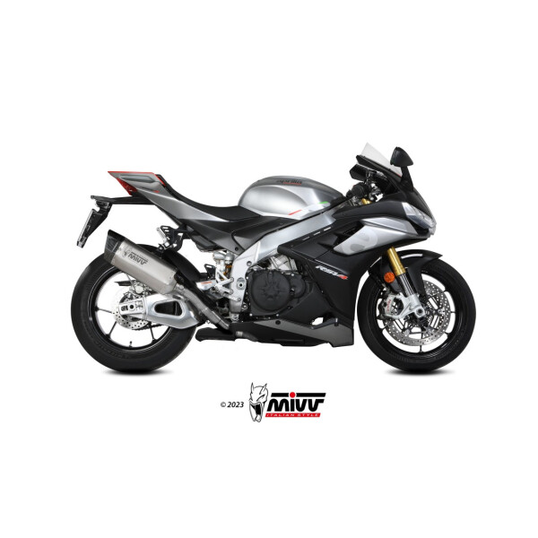 MIVV Auspuff - SLIP-ON - SR-1 - TITAN fr APRILIA TUONO V4 1100 Bj. 2021 > 2023 - A.015.LR1T