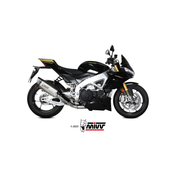 MIVV Auspuff - SLIP-ON - SR-1 - TITAN fr APRILIA TUONO V4 1100 Bj. 2021 > 2023 - A.015.LR1T