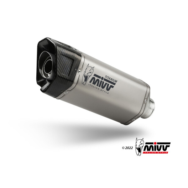 MIVV Auspuff - SLIP-ON - SR-1 - TITAN fr APRILIA TUONO V4 1100 Bj. 2021 > 2023 - A.015.LR1T