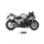 MIVV-SLIP-ON SR-1 - Edelstahl Schwarz Titan für APRILIA - RSV4 BJ. 2021 > 2024 - A.015.LR1TB