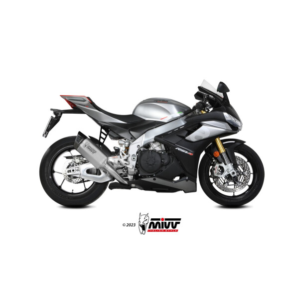 MIVV Auspuff - SLIP-ON - SR-1 - TITAN fr APRILIA TUONO V4 1100 Bj. 2021 > 2023 - A.019.SR1T
