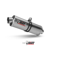MIVV Auspuff - SLIP-ON - OVAL - EDELSTAHL fr BENELLI TRK...