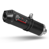 MIVV-SLIP-ON OVAL - CARBON mit Carbon Endkappe für BENELLI - LEONCINO 500 BJ. 2017 > 2024 - E.002.L3C