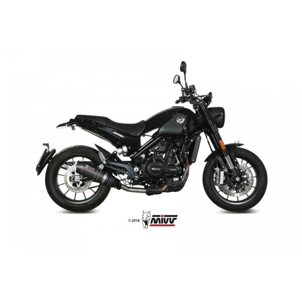 MIVV Auspuff - Kat-Ersatzrohr, kompatibel mit MIVV SUONO und OVAL Auspuff  - - - - fr BENELLI LEONCINO 500 Bj. 2017 > 2023 - E.002.C1