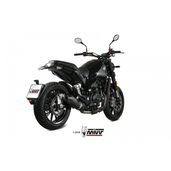 MIVV Auspuff - Kat-Ersatzrohr, kompatibel mit MIVV SUONO und OVAL Auspuff  - - - - fr BENELLI LEONCINO 500 Bj. 2017 > 2023 - E.002.C1