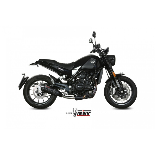 MIVV Auspuff - Kat-Ersatzrohr, kompatibel mit MIVV SUONO und OVAL Auspuff  - - - - fr BENELLI LEONCINO 500 Bj. 2017 > 2023 - E.002.C1