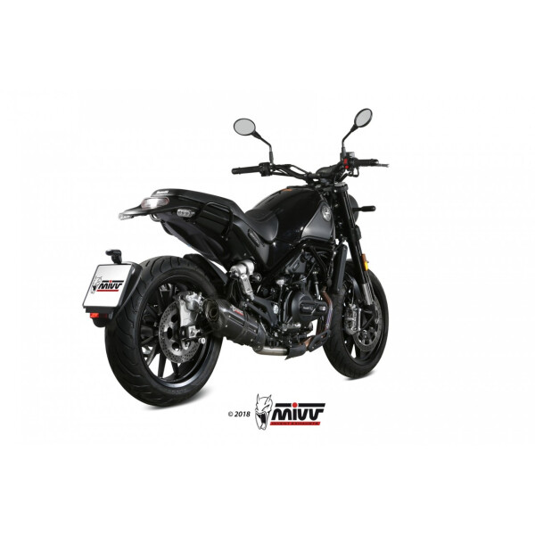 MIVV Auspuff - Kat-Ersatzrohr, kompatibel mit MIVV SUONO und OVAL Auspuff  - - - - fr BENELLI LEONCINO 500 Bj. 2017 > 2023 - E.002.C1