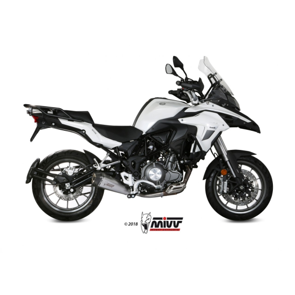 MIVV-SLIP-ON DELTA RACE - Edelstahl für BENELLI - TRK 502 BJ. 2017 > 2025 - E.003.LDRX