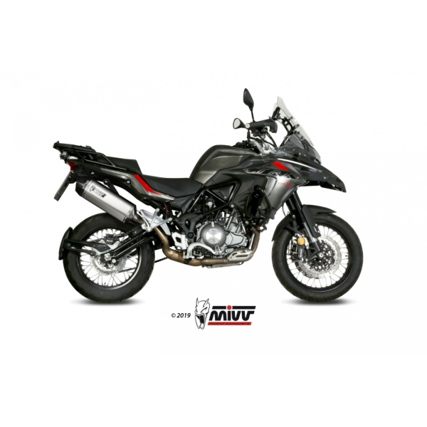 MIVV-SLIP-ON SPEED EDGE - Edelstahl für BENELLI - TRK 502 X BJ. 2018 > 2025 - E.004.LRX