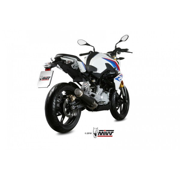 MIVV Auspuff - Komplettanlage 1x1 - GPpro - CARBON fr BMW G 310 R Bj. 2018 > 2023 - B.032.L2P