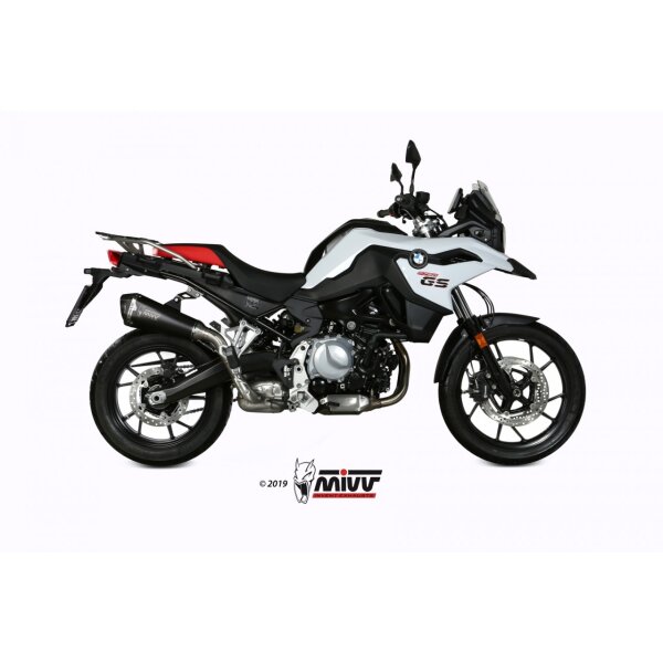 MIVV Auspuff - SLIP-ON - DELTA RACE - BLACK fr BMW F 750 GS Bj. 2018 > 2023 - B.033.LDRB