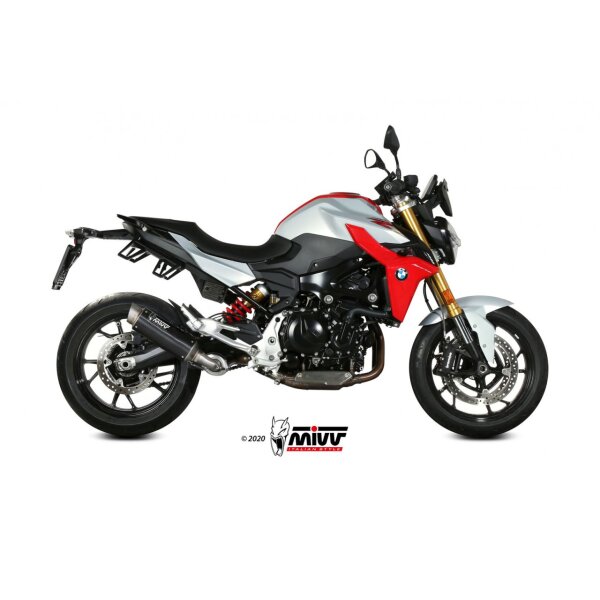 MIVV Auspuff - SLIP-ON - GPpro - BLACK fr BMW F 900 R Bj. 2020 > 2023 - B.038.LXBP