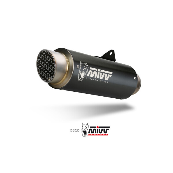 MIVV Auspuff - SLIP-ON - GPpro - BLACK fr BMW F 900 R Bj. 2020 > 2023 - B.038.LXBP