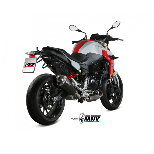 MIVV Auspuff - SLIP-ON - DELTA RACE - BLACK fr BMW F 900 R Bj. 2020 > 2023 - B.038.LDRB