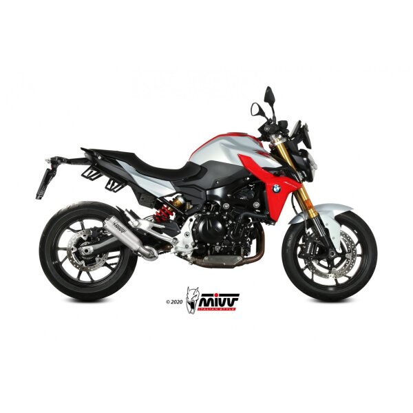 MIVV Auspuff - SLIP-ON - X-M1 - TITAN fr BMW F 900 R Bj. 2020 > 2023 - B.038.LC4T