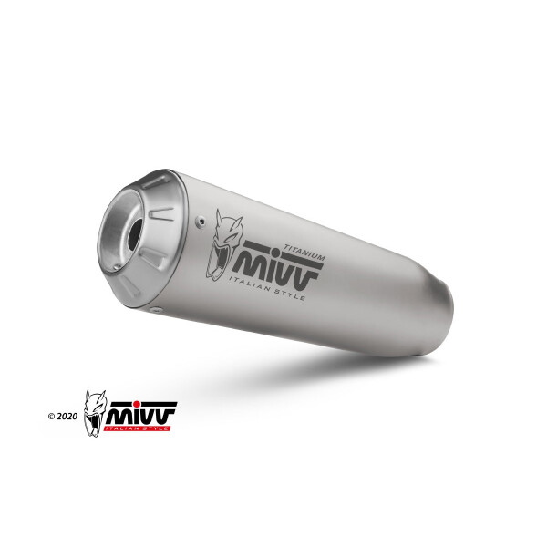 MIVV Auspuff - SLIP-ON - X-M1 - TITAN fr BMW F 900 R Bj. 2020 > 2023 - B.038.LC4T