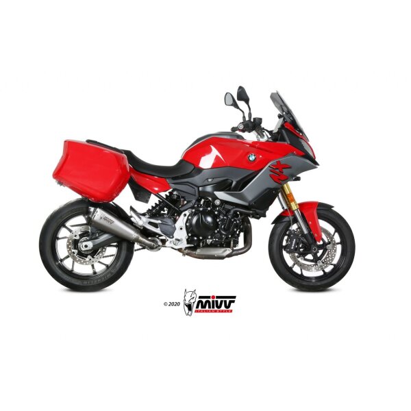 MIVV Auspuff - SLIP-ON - DELTA RACE - EDELSTAHL fr BMW F 900 XR Bj. 2020 > 2023 - B.037.LDRX