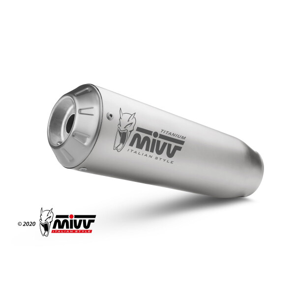 MIVV Auspuff - SLIP-ON - X-M1 - TITAN fr BMW S 1000 R Bj. 2017 > 2020 - B.030.LC4T