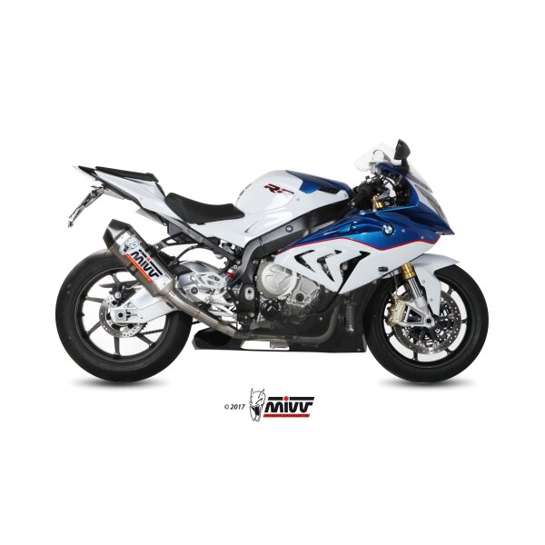MIVV Auspuff - Komplettanlage 4x2x1 - SPEED EDGE - VOLLTITAN fr BMW S 1000 RR Bj. 2015 > 2016 - R.BW.0003.SRT