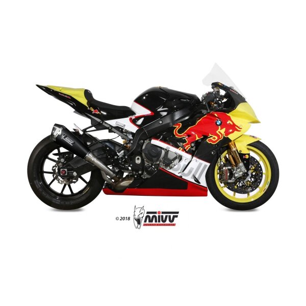 MIVV Auspuff - SLIP-ON - DELTA RACE - CARBON fr BMW S 1000 RR Bj. 2017 > 2018 - B.031.LDRC