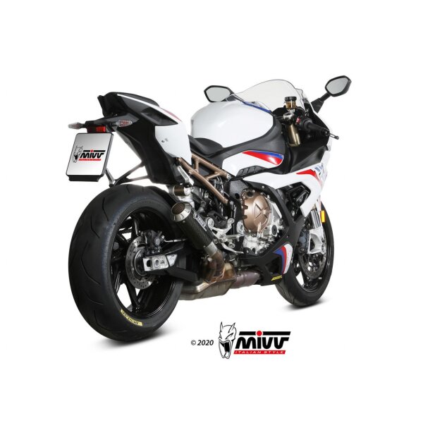 MIVV Auspuff - SLIP-ON - MK3 - CARBON fr BMW S 1000 RR Bj. 2019 > 2023 - B.036.LM3C