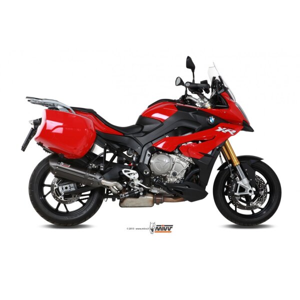MIVV Auspuff - SLIP-ON - SUONO - BLACK fr BMW S 1000 XR Bj. 2015 > 2019 - B.025.L9