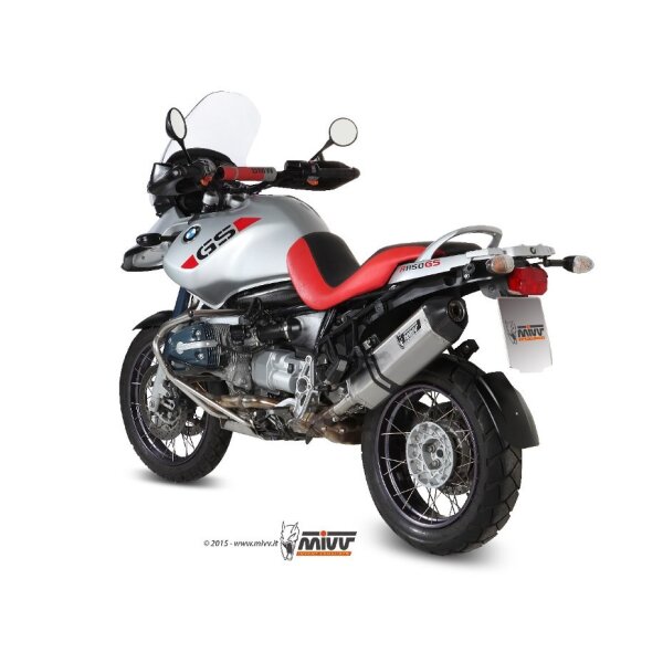 MIVV Auspuff - SLIP-ON - SPEED EDGE - EDELSTAHL fr BMW R 1150 GS / Adventure Bj. 1999 > 2003 - B.015.LRX