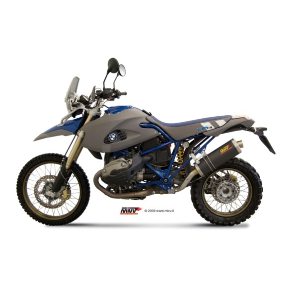 MIVV Auspuff - SLIP-ON - OVAL - TITAN fr BMW HP2 ENDURO Bj. 2005 > 2009 - B.006.LN