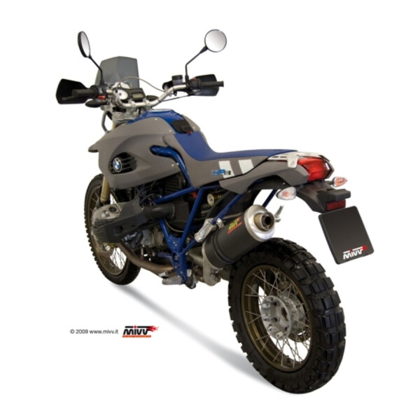 MIVV Auspuff - SLIP-ON - OVAL - TITAN fr BMW HP2 ENDURO Bj. 2005 > 2009 - B.006.LN