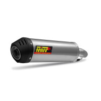 MIVV Auspuff - SLIP-ON - OVAL - TITAN mit Carbon Endkappe...