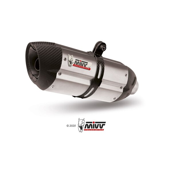 MIVV Auspuff - SLIP-ON - SUONO - EDELSTAHL fr BMW K 1200 R / S / GT Bj. 2005 > 2008 - B.003.L7