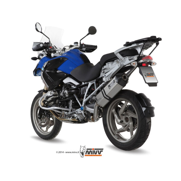 MIVV Auspuff - SLIP-ON - SPEED EDGE - TITAN fr BMW R 1200 GS / Adventure Bj. 2004 > 2007 - B.002.LGS