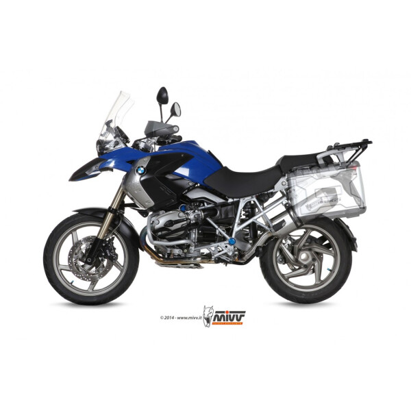 MIVV Auspuff - SLIP-ON - SPEED EDGE - TITAN fr BMW R 1200 GS / Adventure Bj. 2004 > 2007 - B.002.LGS
