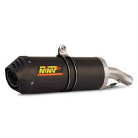 MIVV Auspuff - SLIP-ON - OVAL - CARBON mit Carbon...