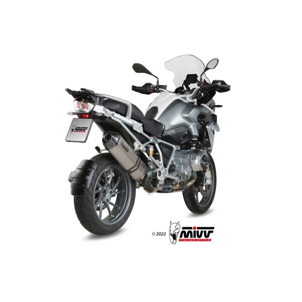 MIVV Auspuff - SLIP-ON - SPEED EDGE - TITAN fr BMW R 1200 GS / Adventure Bj. 2013 > 2018 - B.016.LGS