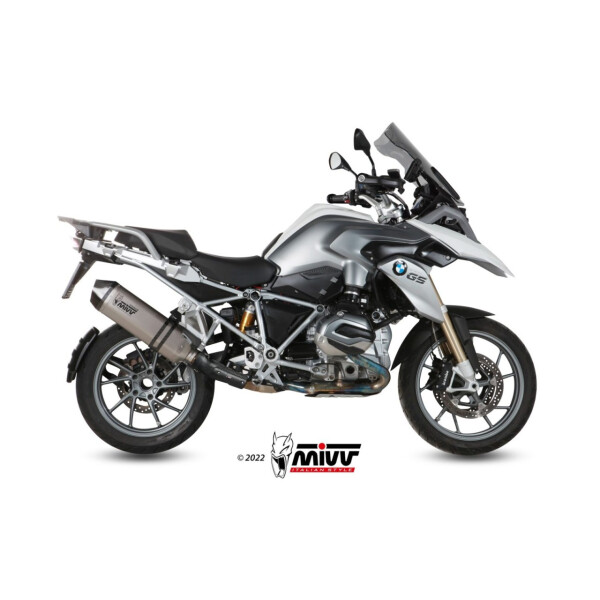 MIVV Auspuff - SLIP-ON - SPEED EDGE - TITAN fr BMW R 1200 GS / Adventure Bj. 2013 > 2018 - B.016.LGS