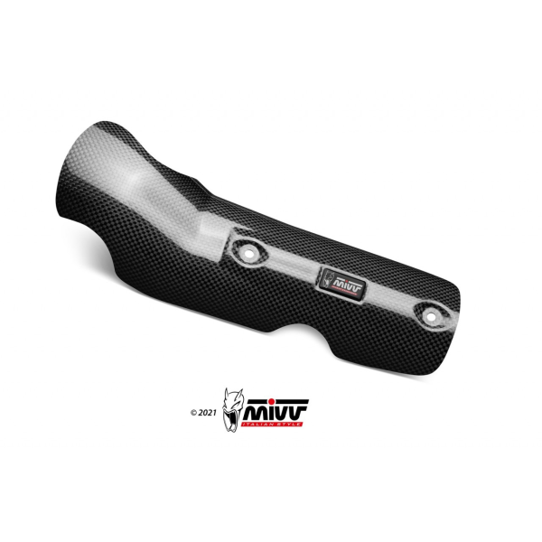 MIVV-Optionaler Carbon-Hitzeschutz (nur kompatibel mit B.016- und B.034-Auspuffanlagen)  -  für BMW - R 1200 GS / Adventure BJ. 2013 > 2018 - ACC.075.0