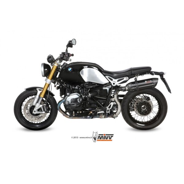 MIVV Auspuff - SLIP-ON - SUONO - BLACK fr BMW R NINE T Bj. 2014 > 2020 - B.022.L9