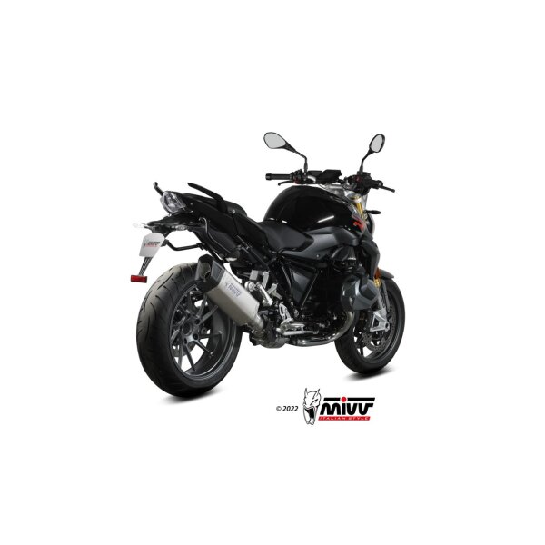 MIVV Auspuff - SLIP-ON - SR-1 - TITAN fr BMW R 1250 R / RS Bj. 2021 > 2023 - B.040.LR1T