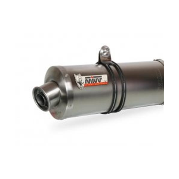 MIVV-2 SLIP-ON OVAL - Edelstahl für DUCATI - MONSTER 800 BJ. 2003 > 2005 - D.018.LX1